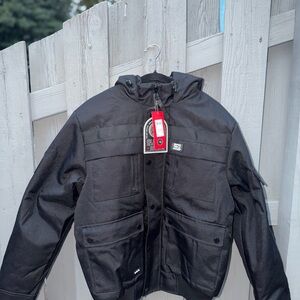 Canada Goose Black Hooded Windbreaker